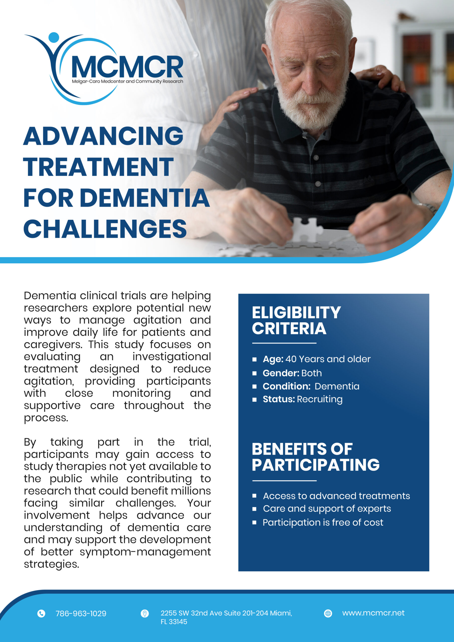dementia clinical trials
