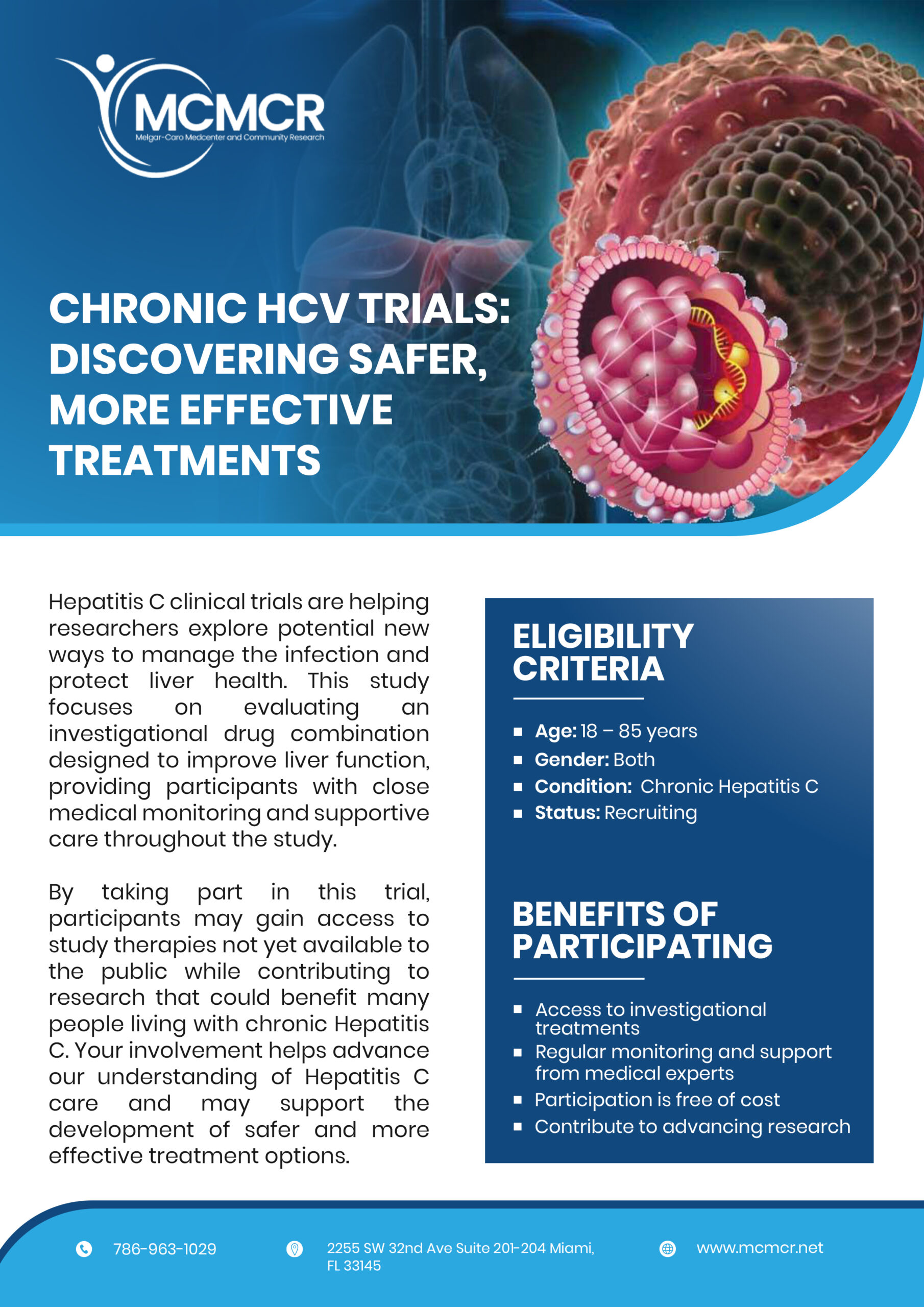 chronic HCV clinical trial
